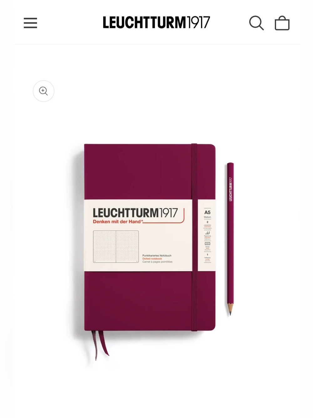Leuchtturm 1917 A5 notebook!